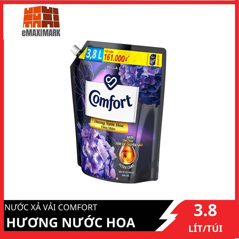 Nước xả vải Comfort Nước hoa Bella / Diệu Kỳ túi 3.8L