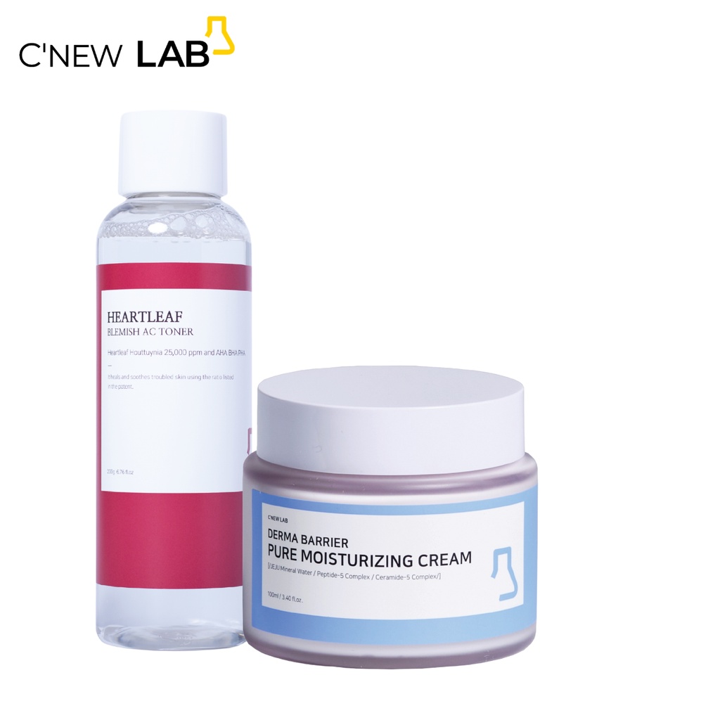 Combo Skincare Bộ 2 Sản Phẩm C'NEW LAB Siêu Tiện Lợi Giúp Giảm Thâm Nám, Dưỡng Ẩm, Giúp Sáng Da