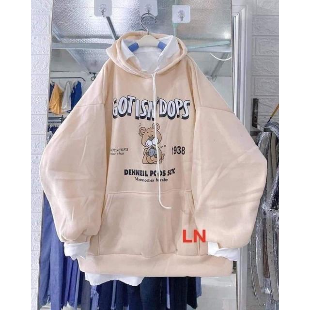 Áo hoodie gấu GOTISN TH6