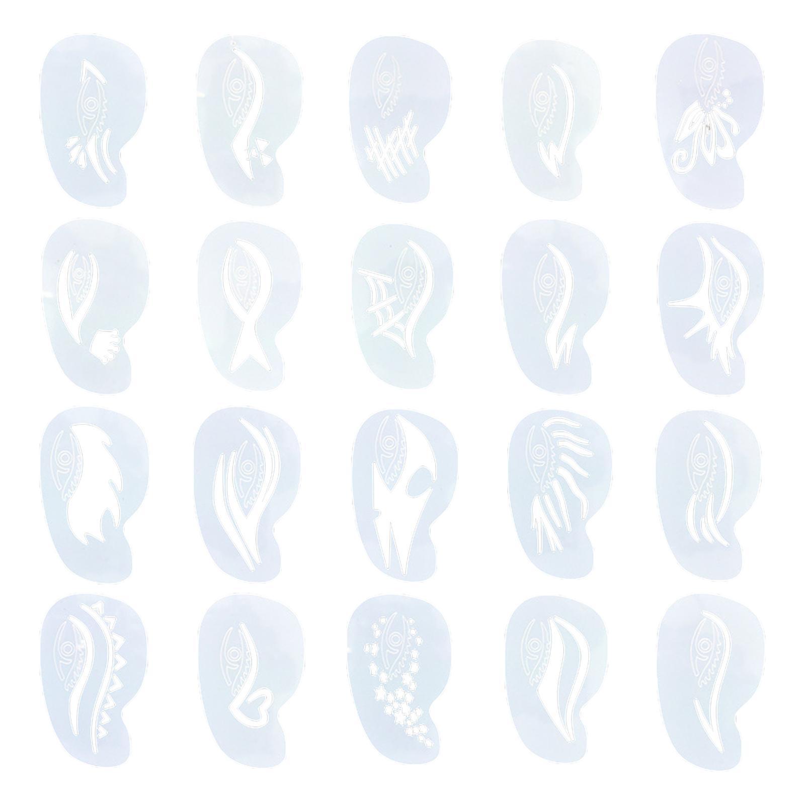Face Paint Stencils Set for Children Adult DIY Party Supplies Painting