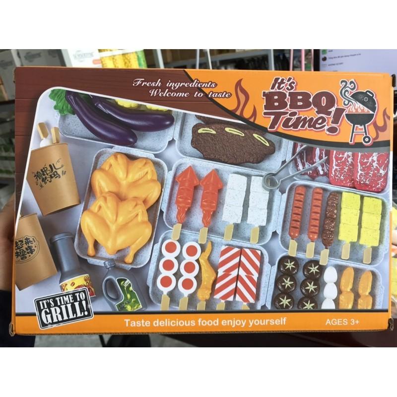 Bộ đồ chơi nấu ăn BBQ 55 chi tiết cho các bé thích nấu ăn mới