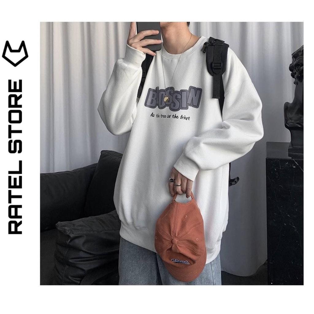 Áo Sweater Nỉ Bông Nam Nữ Blossin Thu Đông Unisex Form Rộng