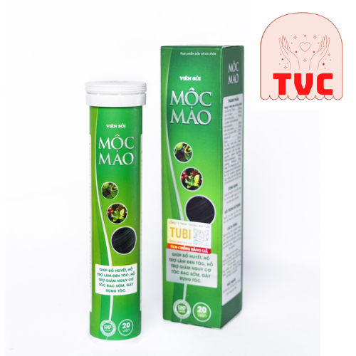 Combo 2 Hộp Viên Sủi Mộc Mao Hỗ Trợ Giảm Nguy Cơ Tóc Bạc Sớm & Gãy Rụng Tóc