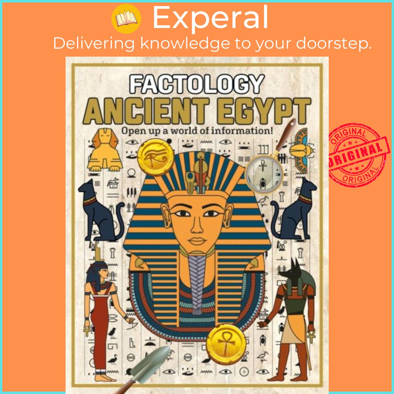 Sách - Ancient Egypt - Open Up a World of Information! by Button Books (UK edition, hardcover)