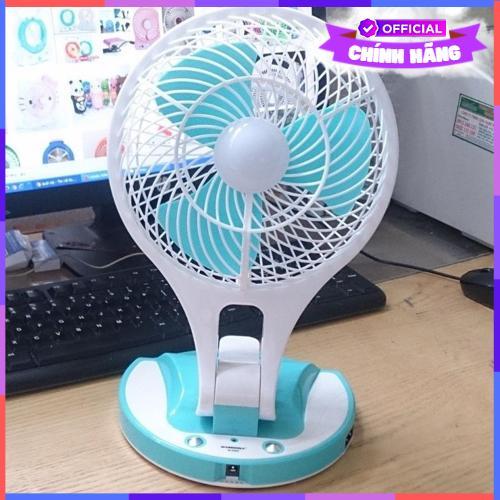 Quạt Sạc Điện Vouller Kiêm Đèn Pin Mini Fan M-5580 Rất Đa Năng Và Tiện Lợi Khi Mang Đi Di Chuyển  - Hàng Chính Hãng