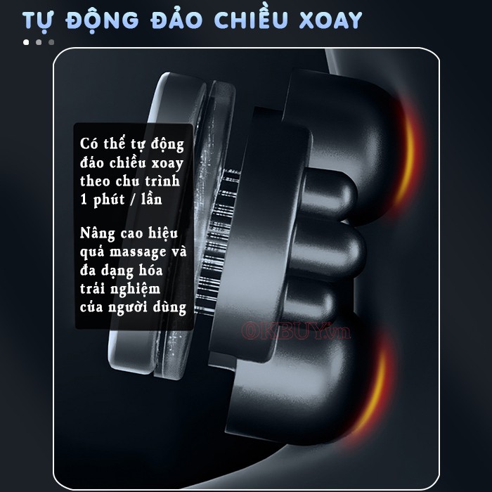 Gối Massage Hồng Ngoại, Máy Mát Xa Cổ Vai Gáy, Matxa Toàn Thân Nikio NK-135DC - Công Nghệ Xoa Bóp Chuyên Sâu, Sưởi Ấm Hồng Ngoại - Pin sạc