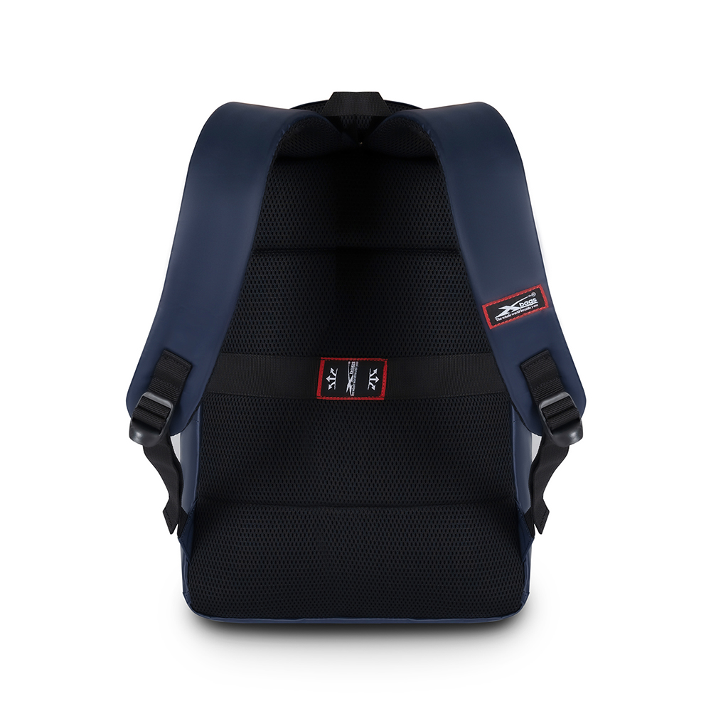 Balo học sinh chống nước cao cấp Xbags Dark Blue – Balo trung học năng động, nhiều ngăn tiện lợi, xanh đen cá tính XB3202
