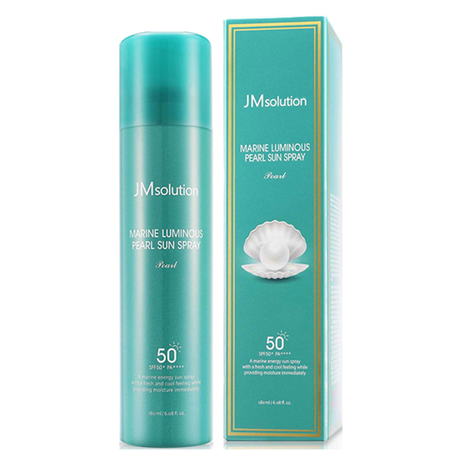 JMSolution Xịt Chống Nắng Toàn Thân Chiết Xuất Ngọc Trai Marine Luminous Pearl Sun Spray SPF50+ PA++++ 180ml