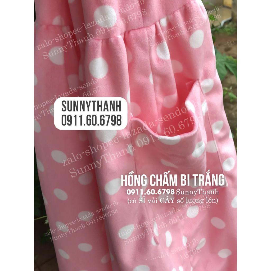 Vải BÒ SỮA, NGỰA VẰN may áo hoodie, túi xách, quần ống rộng, áo ống SunnyThanh