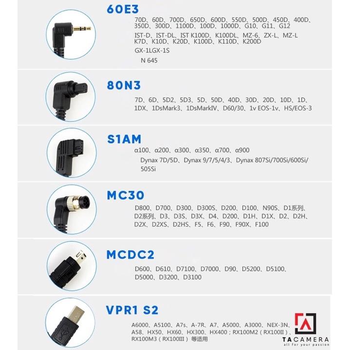 Dây Bấm Mềm Máy Ảnh Có LCD for Nikon MC-DC2