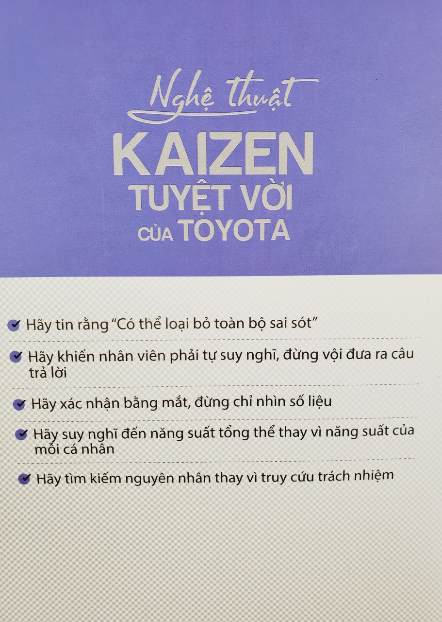 Nghệ Thuật KAIZEN Tuyệt Vời Của TOYOTA
