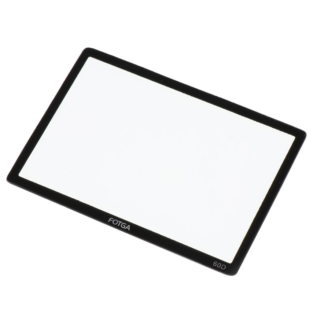 Replacement Optical Glass LCD Screen Protector Cover for 60D Camera