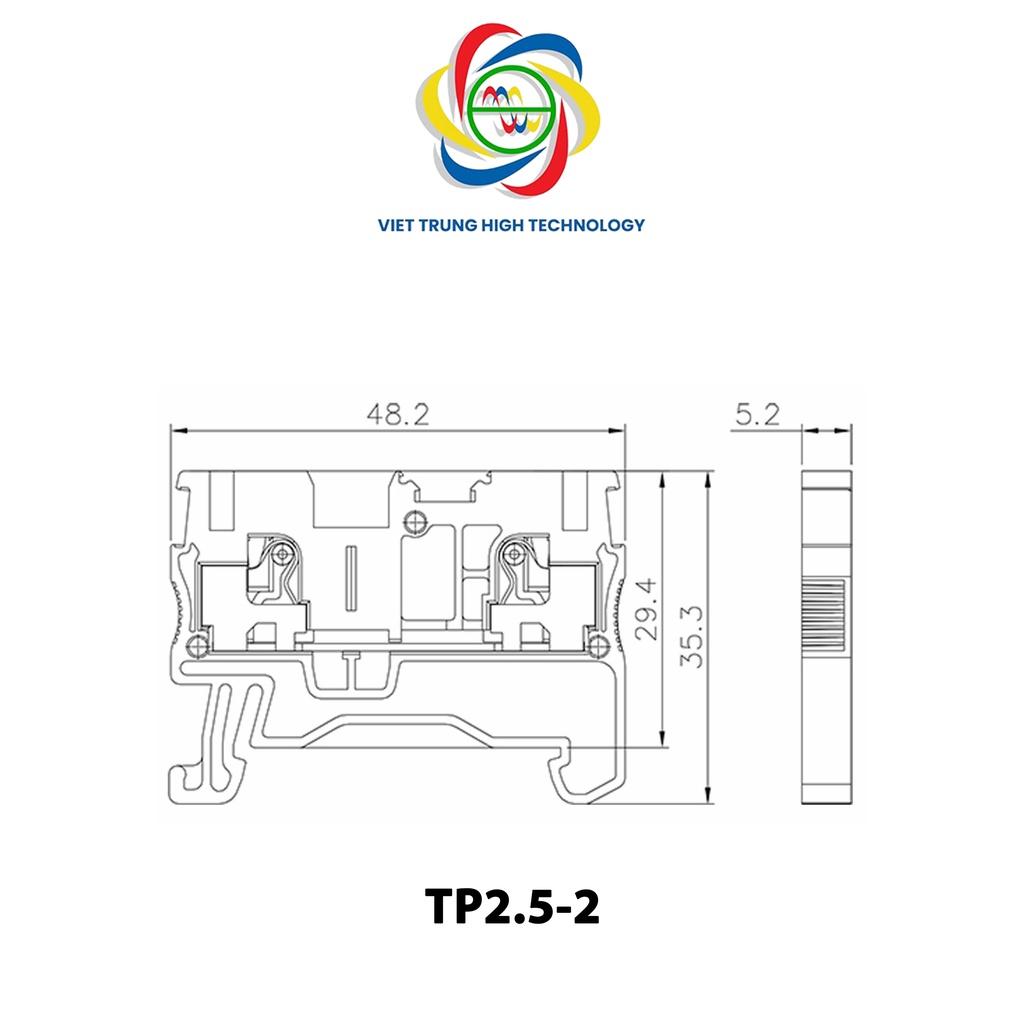 Hộp 100 cái Cầu Đấu Đơn SUPU TP2.5-2