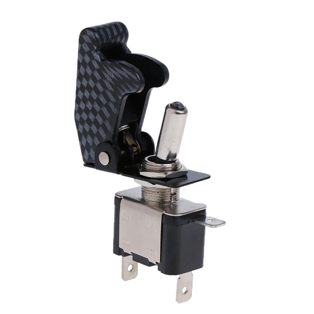 5 Pieces DC 12V 20A Rocker Toggle with