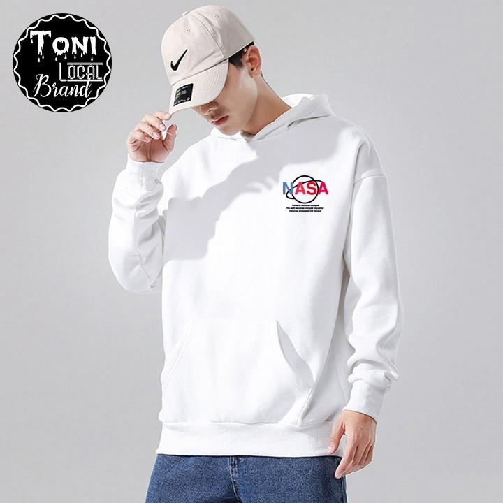 ÁO HOODIE Local Brand Unisex Nasa Nỉ Bông Form Rộng Nam Nữ