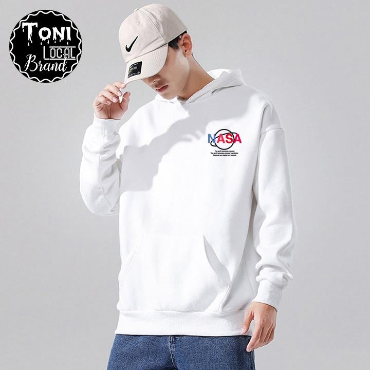 ( ) ÁO HOODIE Local Brand Unisex Nasa Nỉ Bông Form Rộng Nam Nữ (HD3000L - Full Size - Kèm Video Ảnh Thật)