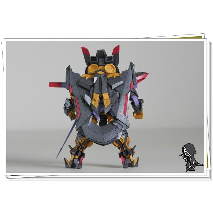 Mô hình giấy SD Gundamm MBF-01 Astray Gold Frame Amatsu Perfect Form