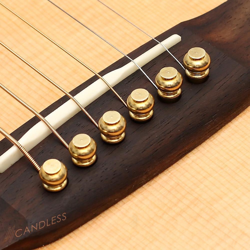 Set 6 Chốt Dây Đàn Guitar Bằng Đồng