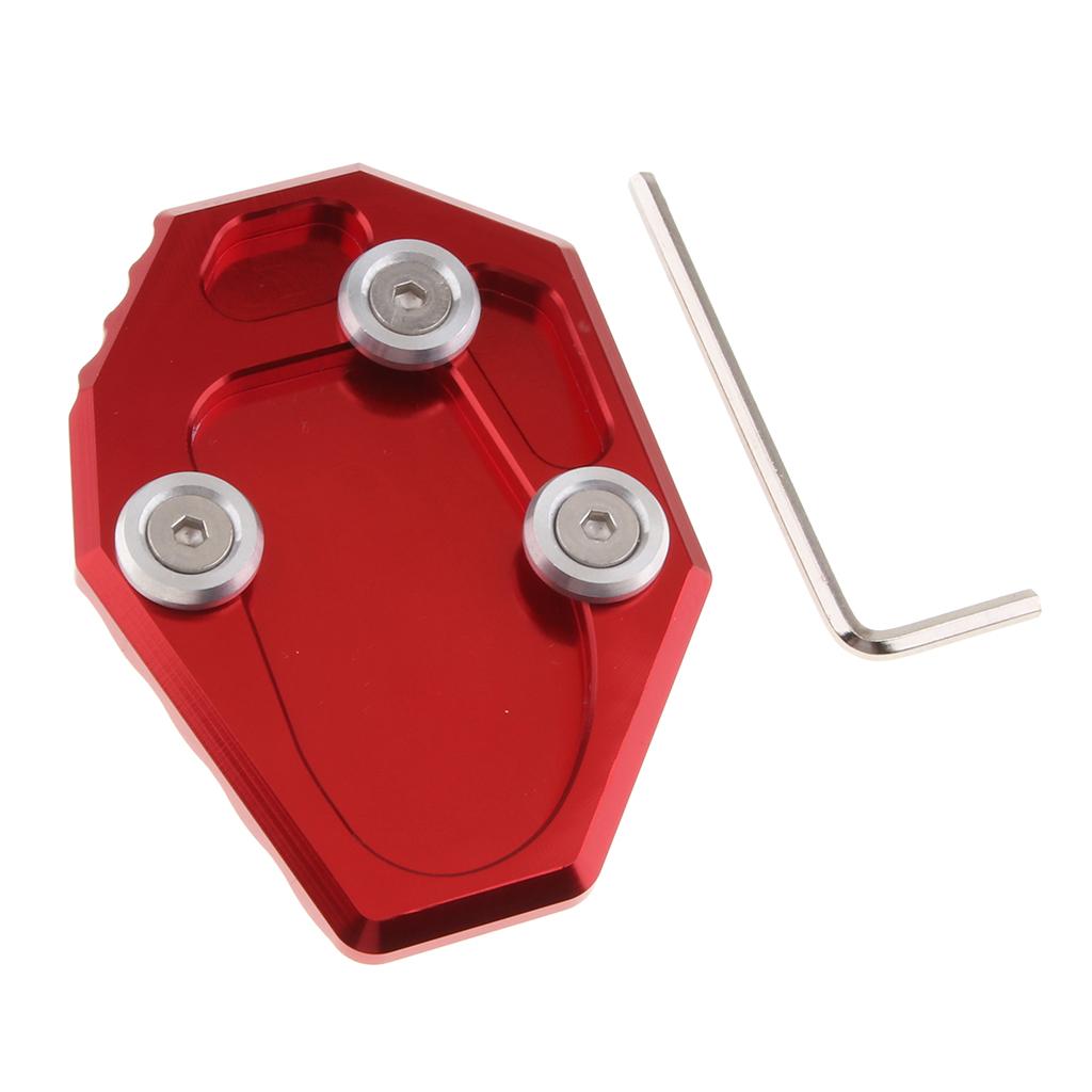 Motorcycle CNC Side Stand Kickstand Enlarge Plate Pad For Yamaha MT-07 FZ07 2013 2014 2015 2016