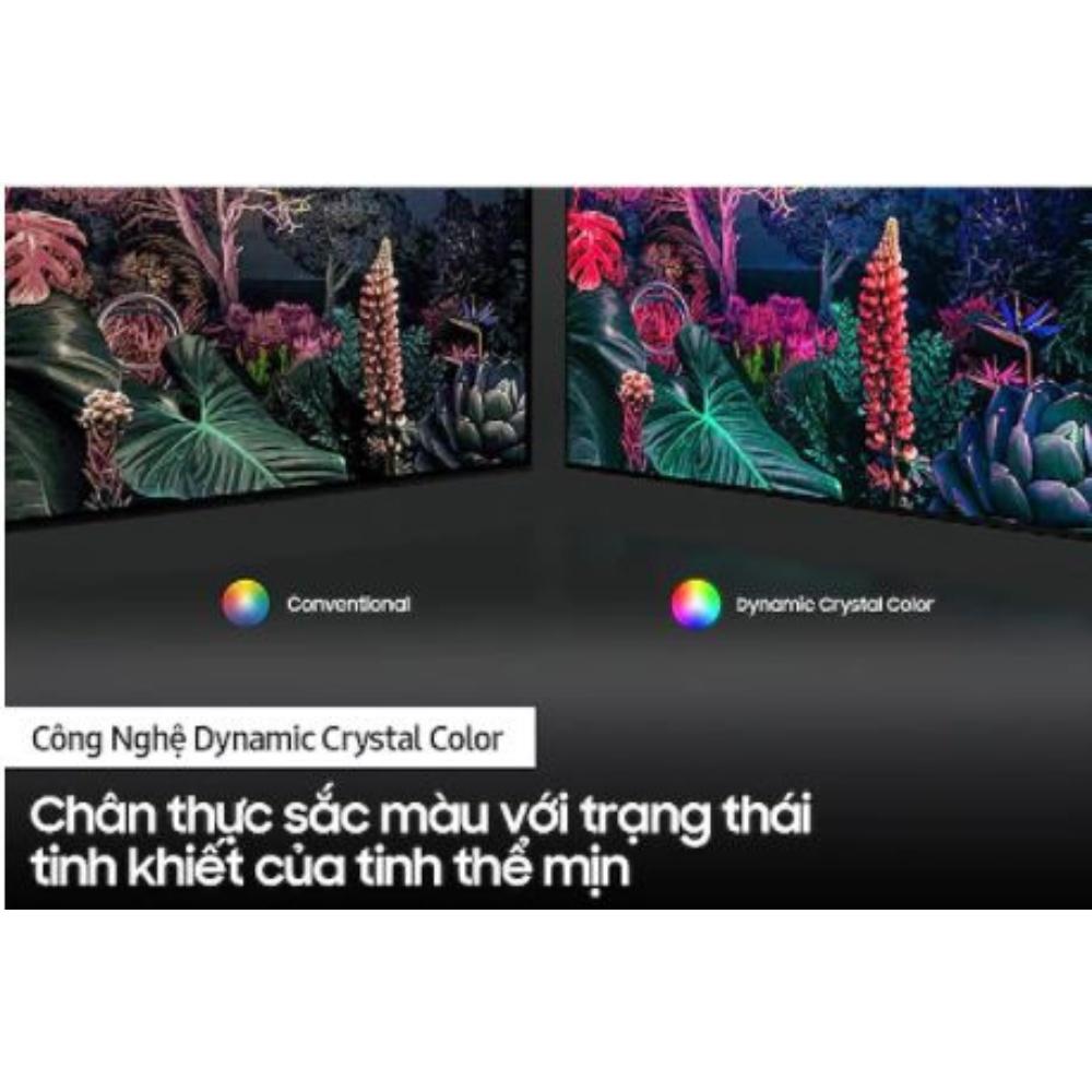 Smart TV Samsung Crystal UHD 4K 55 inch AU8000 2021 - Hàng chính hãng