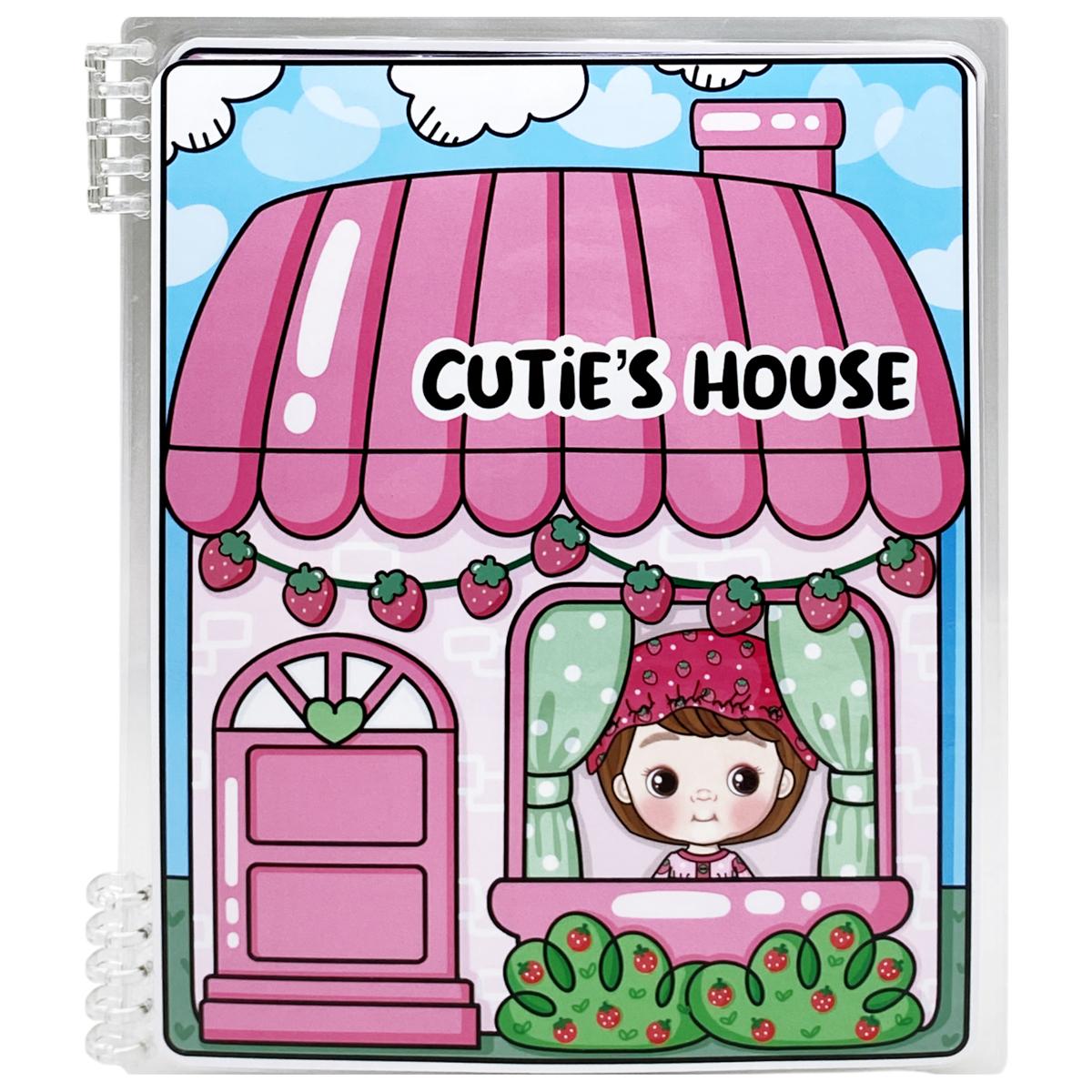 Bộ Tranh Tương Tác - Cô Bé Dâu Tây - LuLuHappyArt