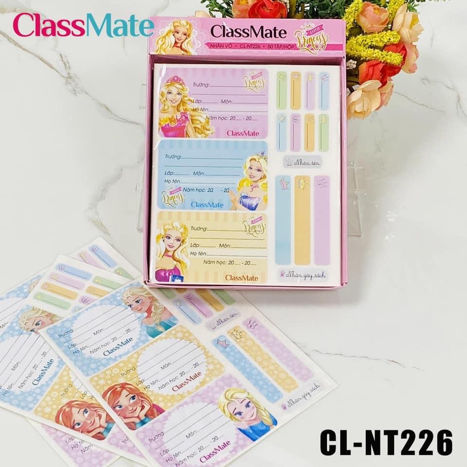 Tập 15 nhãn vở ClassMate Princess/PETS - Kèm nhãn gáy, nhãn tên