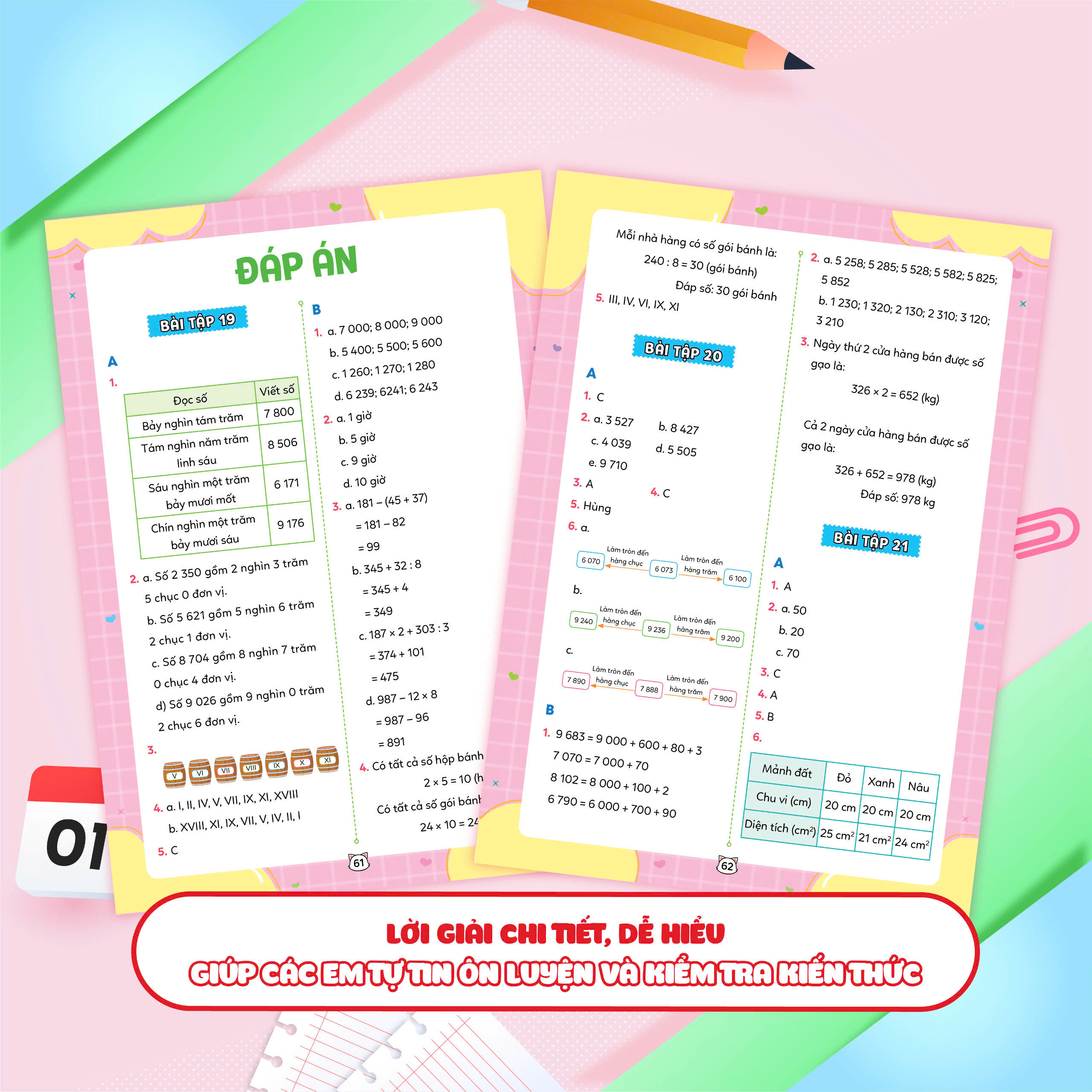 Combo Vở bài tập Toán tăng cường lớp 3 (2 Tập) (Theo sách giáo khoa kết nối tri thức với cuộc sống)