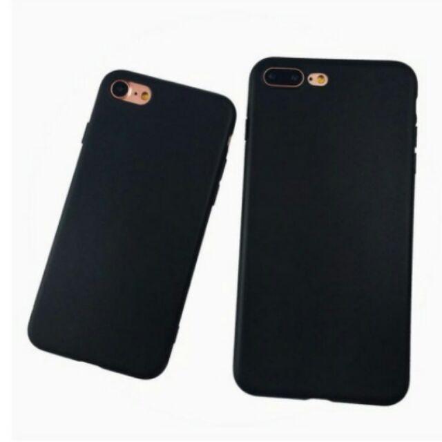 Ốp Silicon Dẻo Đen Nhám Chống Vân Tay Cho Iphone 5/6/6Plus/7/7Plus/8/8Plus/X