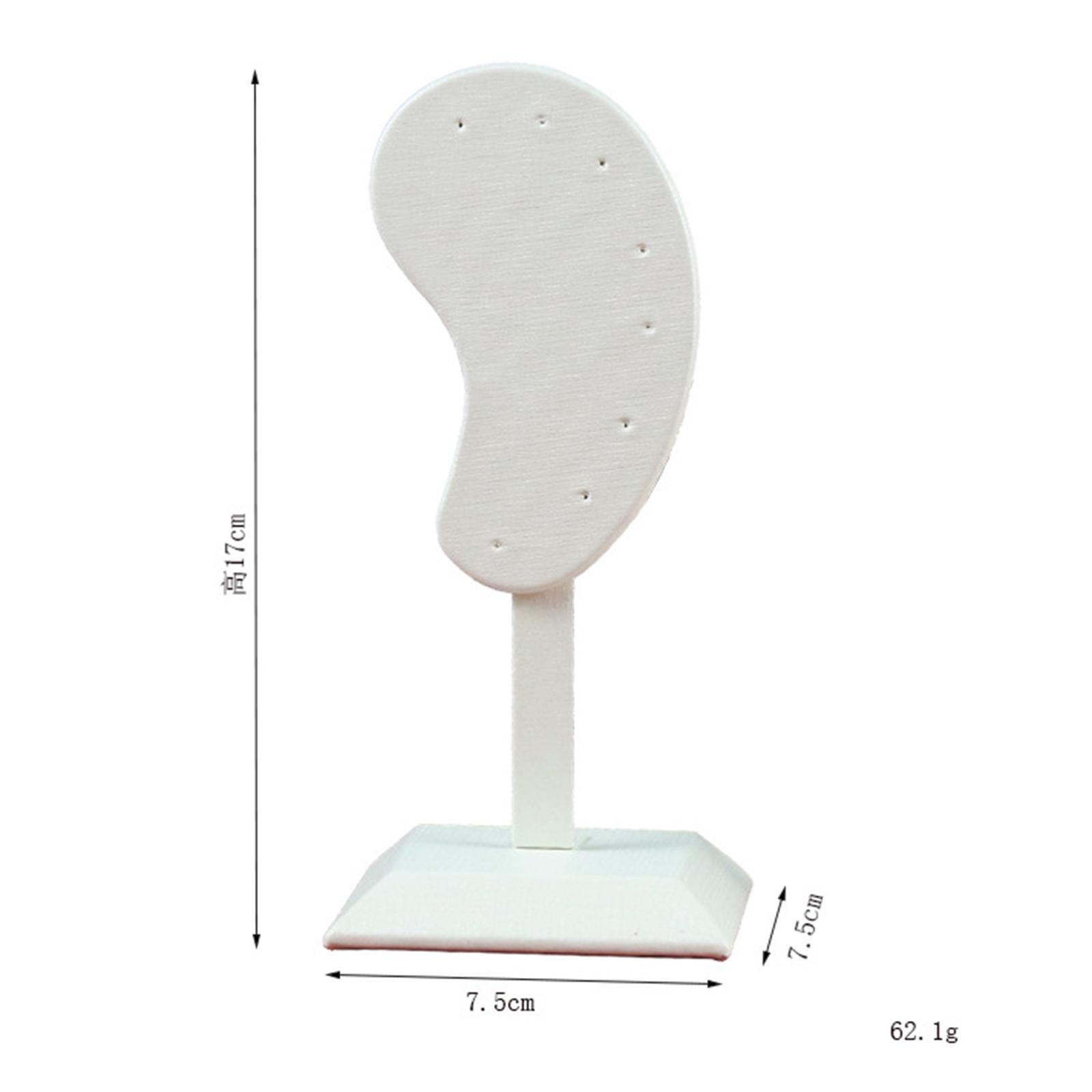 4x Earring Display Stand Muti-purpose Unique Ear-Shape Ear Studs Organizer Holder Bedroom Decor