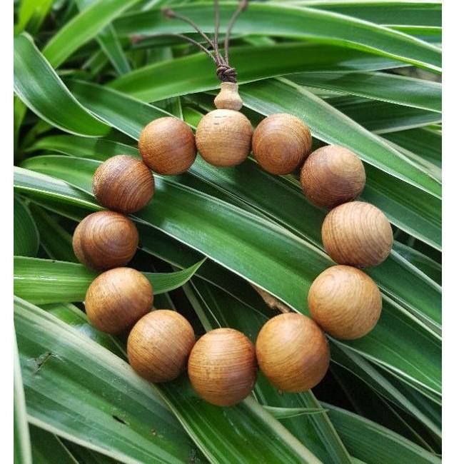 Vòng tay nam hạt tròn 20 ly GỖ Ngọc Am