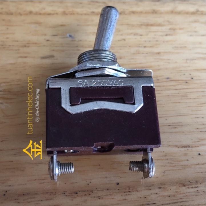 Công tắc ON-OFF 2 chân và ON-OFF-ON 6 chân loại tốt # phụ tùng thay thế