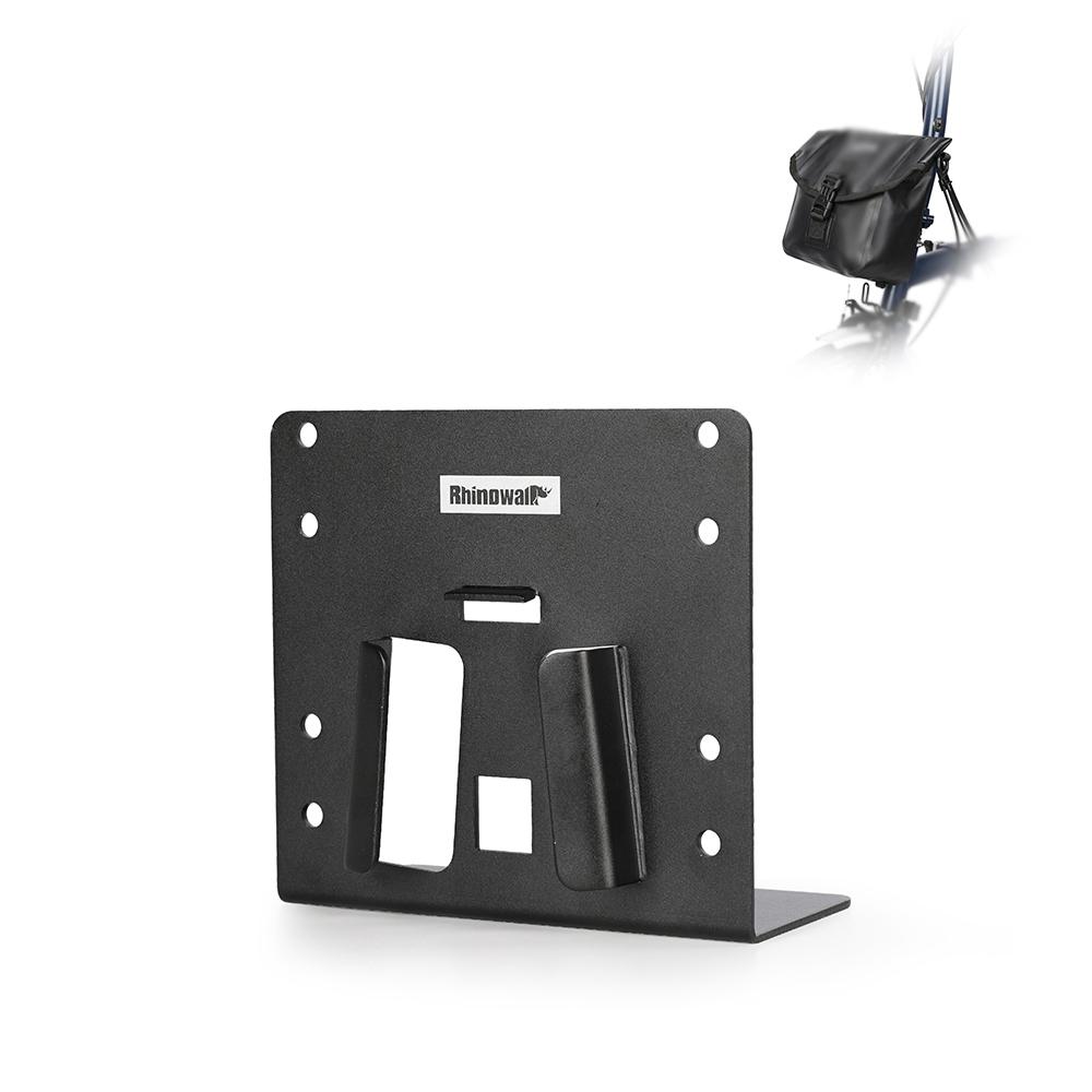 Rhinowalk Bike Bag Adapter Folding Bike Front Bag Block Adapter Bike Bag Bracket Aluminum Alloy Bicycle Bag Installation Accessory