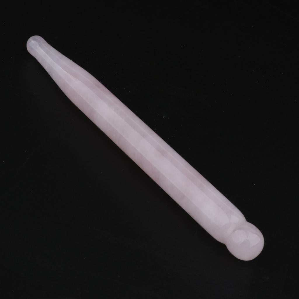 Jade Gua Sha Scraping Massage Stick Roller - High Quality Jade Guasha Pen Board - Tool for SPA Acupuncture Therapi Trigger Point Treatment on Face