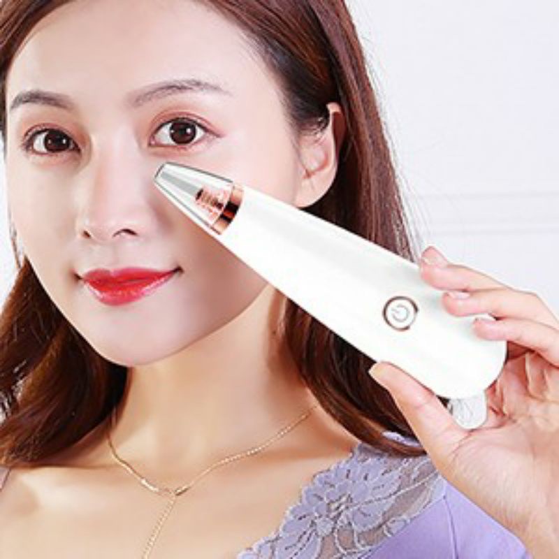 Máy hút mụn đầu đen mini cầm tay ,kèm 6 đầu hút tùy chỉnh , siêu mạnh làm sạch lỗ chân lông