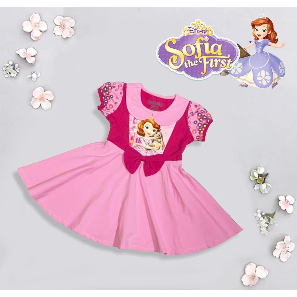 Đầm Công Chúa Bạch Tuyết, Elsa, Sofia Chất cotton 100% Cao Cấp