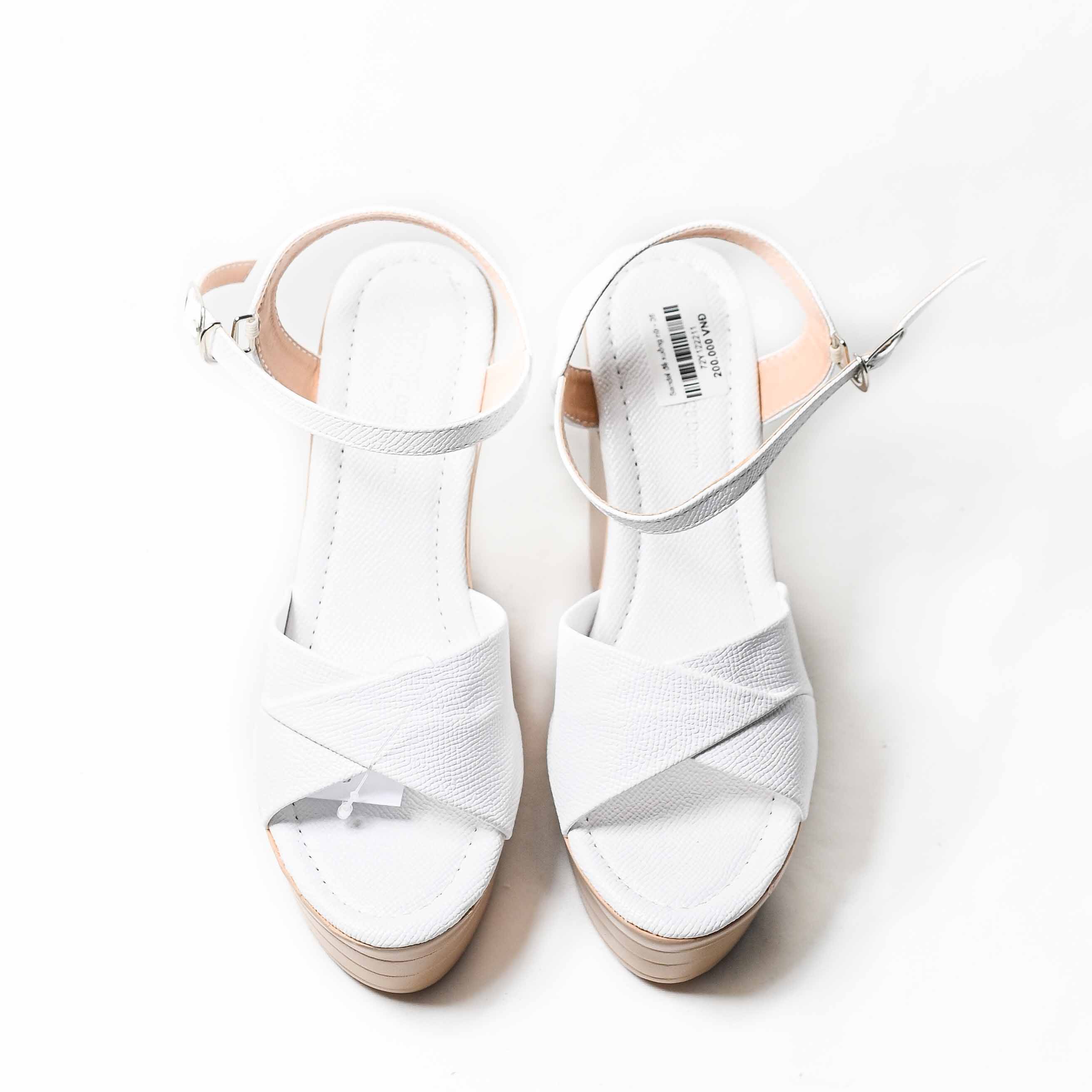 Sandal đế xuồng nữ đế 12cm