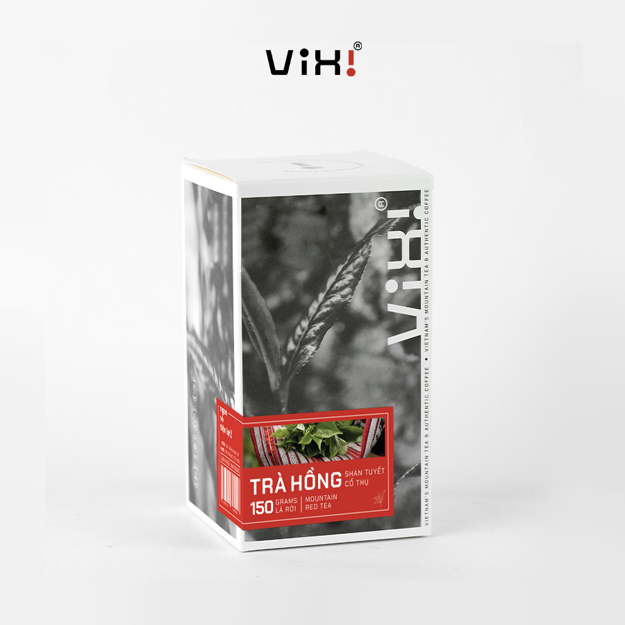 Trà hồng ViXi trà shan tuyết cổ thụ, trà lá rời 1 búp 3 lá hộp 150g