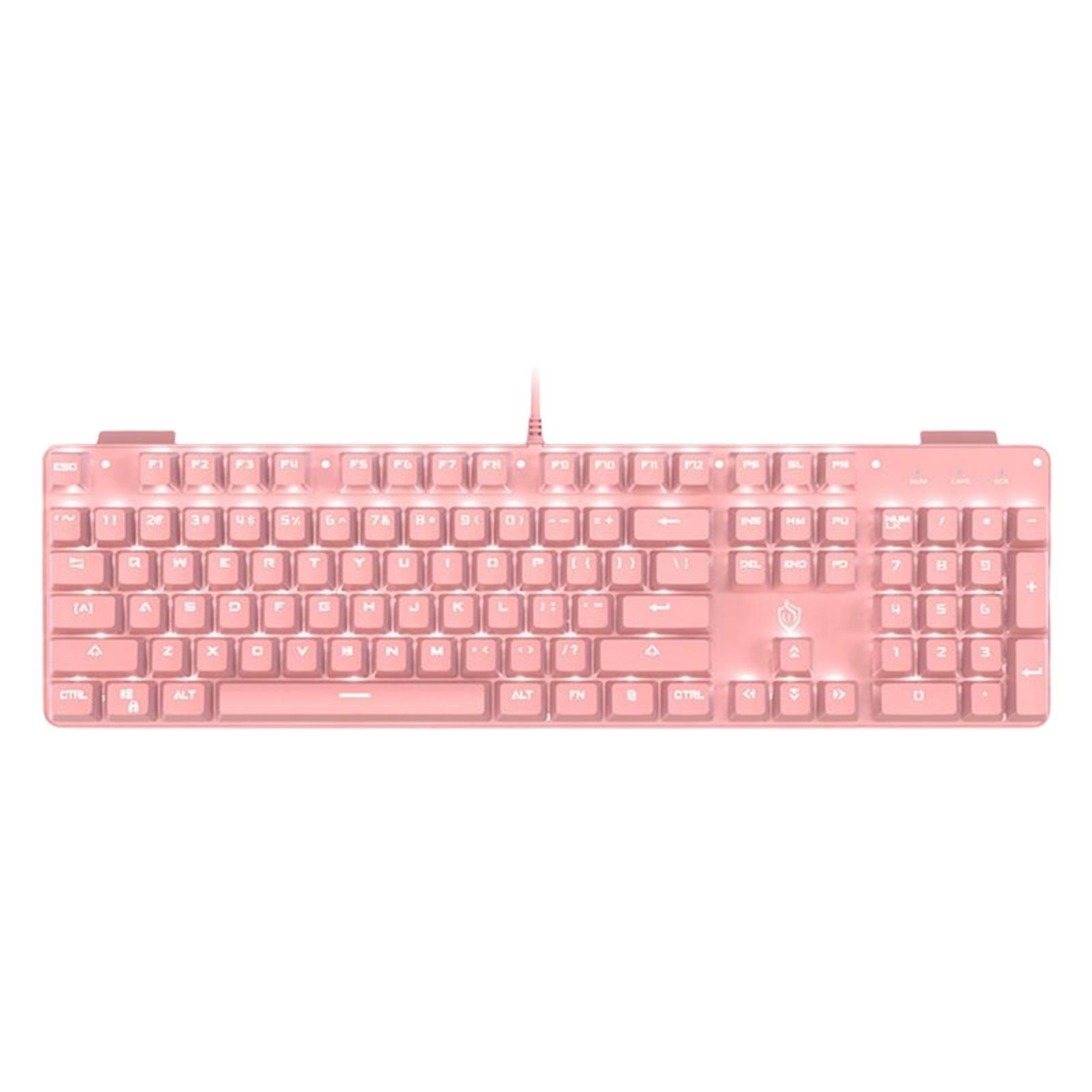 Professional 104 Keys Keyboard, LED Gaming Keyboards Backlit Gaming Keyboard for PC Computer Gamer