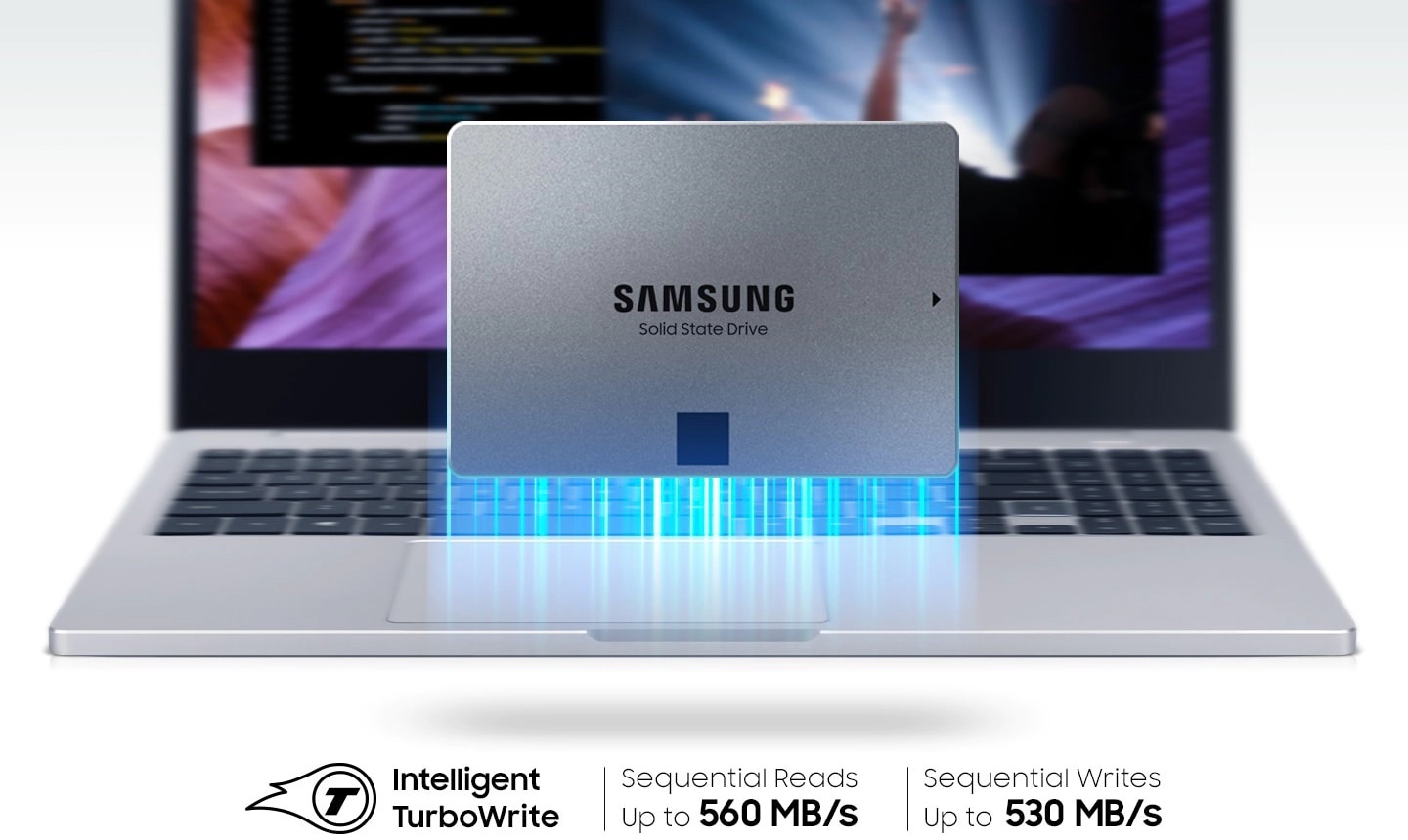 Ổ cứng gắn trong SSD Samsung 870 QVO 1TB | 2TB 2.5 inch SATA 3  - Hàng chính hãng