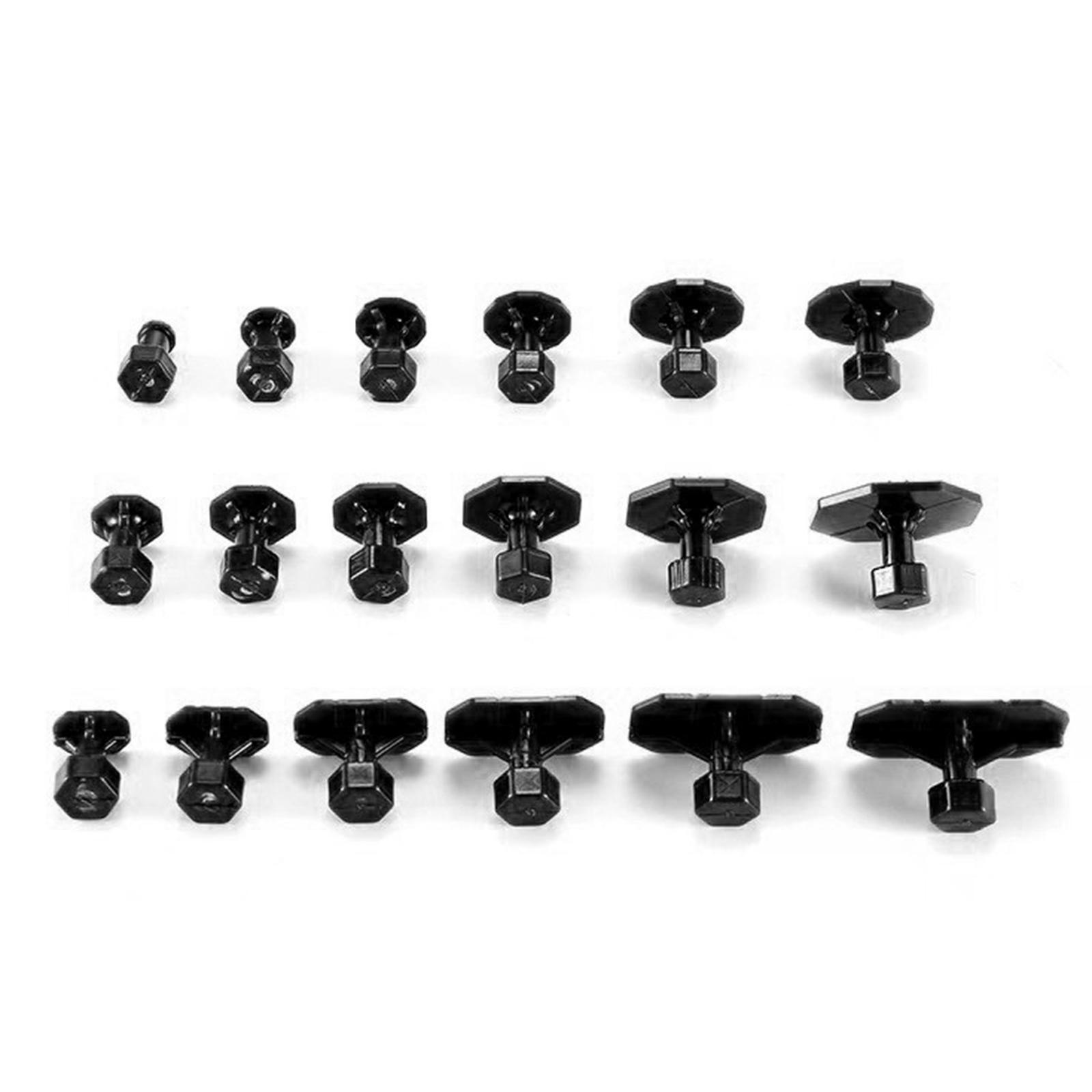 18Pcs Car  Puller Paintless  Repair Nylon Small Professional Hand Tools Car  Remover for Vehicle SUV Cars Hail Damage Dents