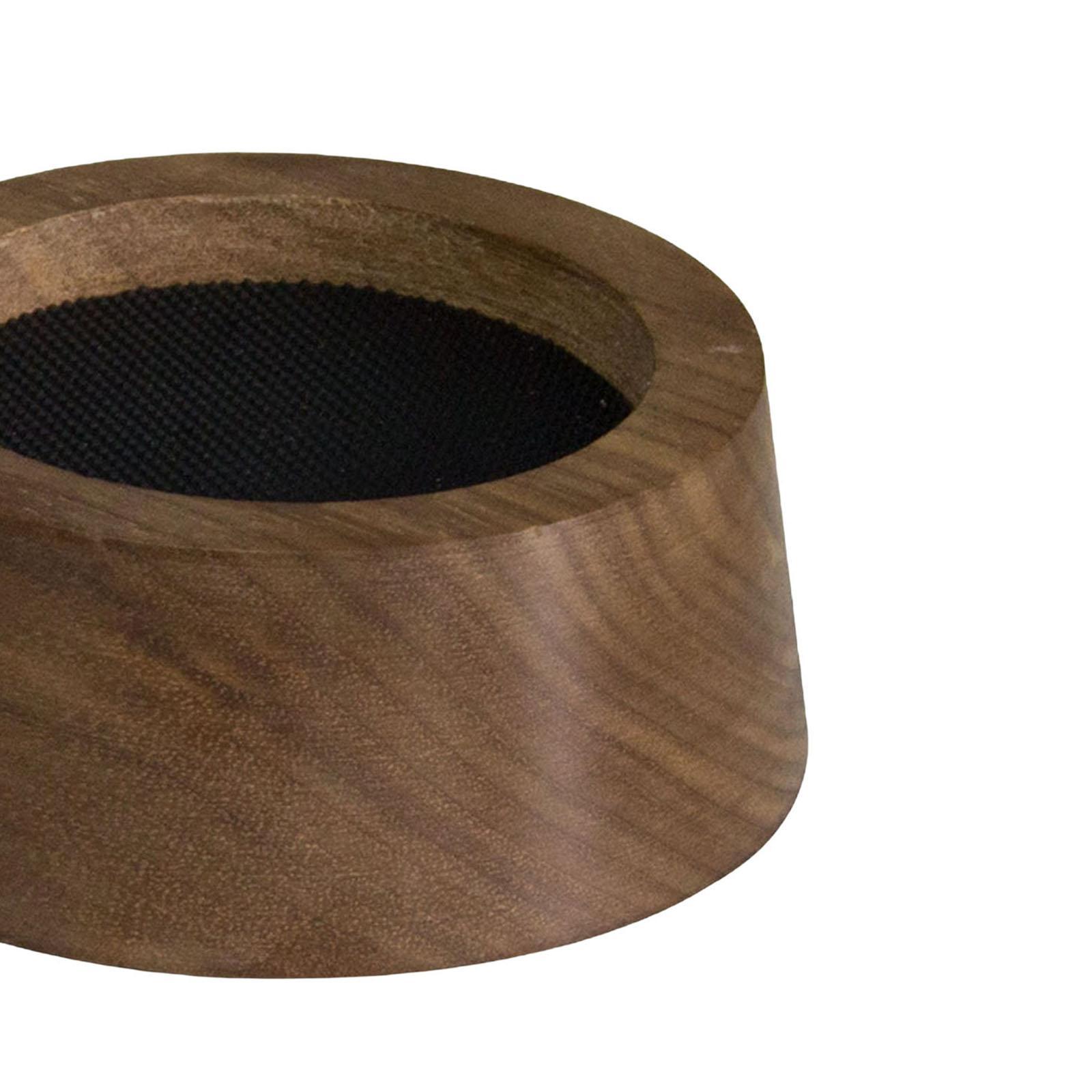 Walnut Wood Coffee Filter Tamper Holder Espresso Tamper Mat Stand for Cafe Western Restaurant Bar
