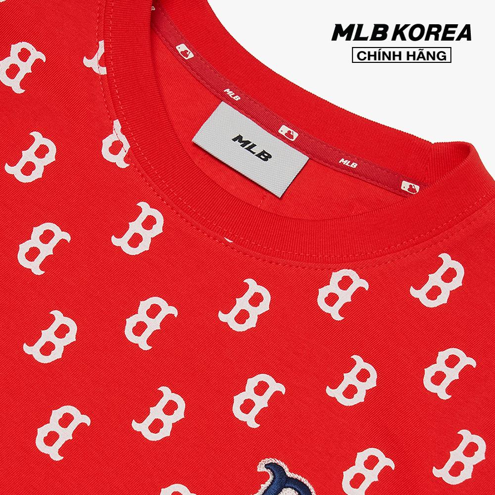 MLB - Đầm mini ngắn tay phom suông Monogram 3FOPM0123