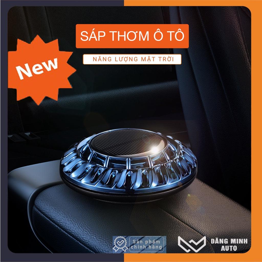 Sáp thơm ô tô mẫu UFO năng lượng mặt trời, máy khếch tán sáp thơm xoay toả hương cho xe hơi ST20