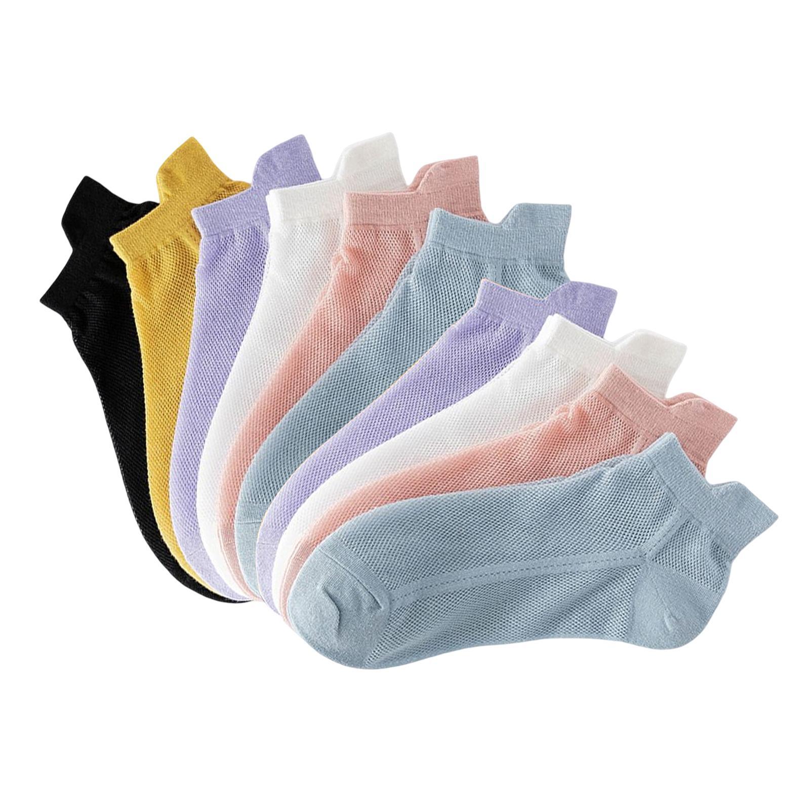 Ankle Boat Socks, Short Socks Hosiery Casual Socks, Multicolour Fashion, Invisible Sock No Show Socks for Outdoor Sports Indoor Trainer