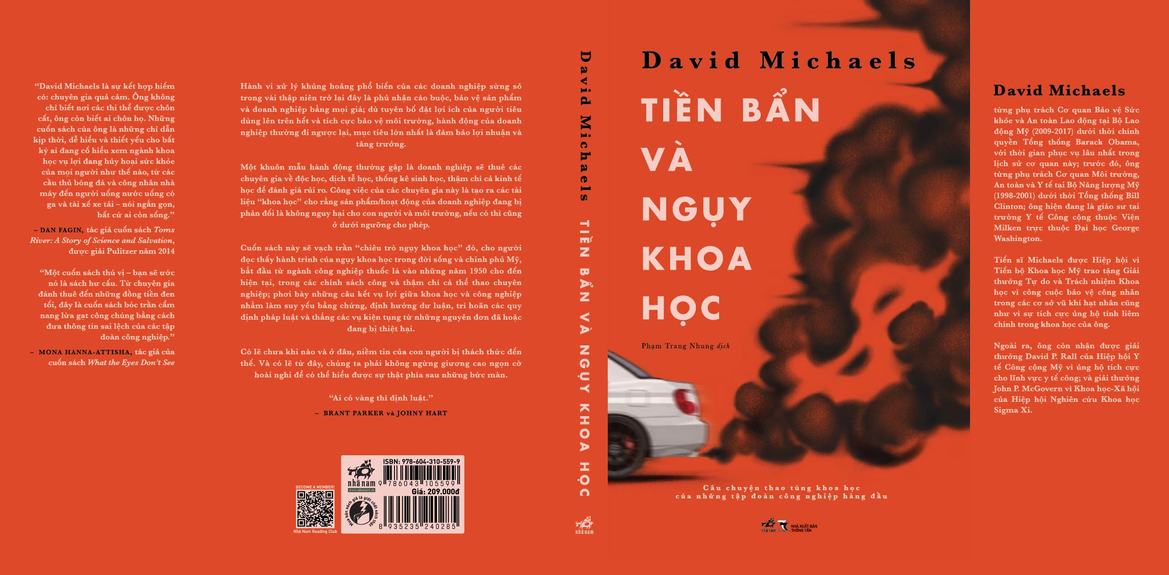 Sách - Tiền bẩn và ngụy khoa học (David Michaels) - Nhã Nam Official