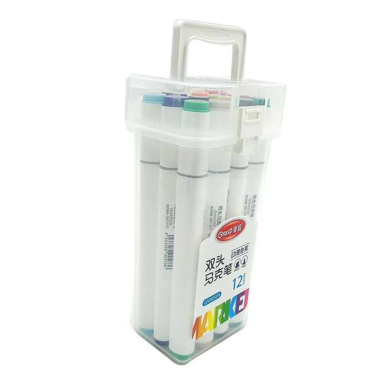 Hộp Viết Vẽ Marker 12 Màu - 509-12