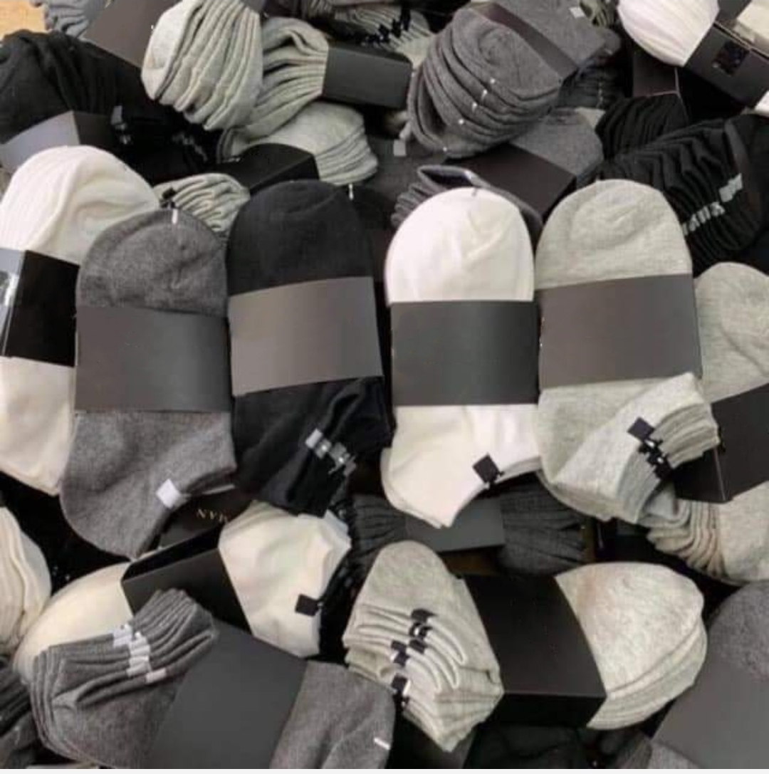 Set 10 đôi tất nam cotton cổ ngắn