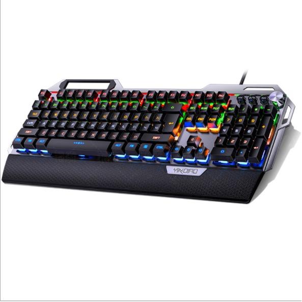 Hình ảnh Bàn phím cơ Gaming Coputa Bàn phím máy tính chơi game có dây LED RGB K100