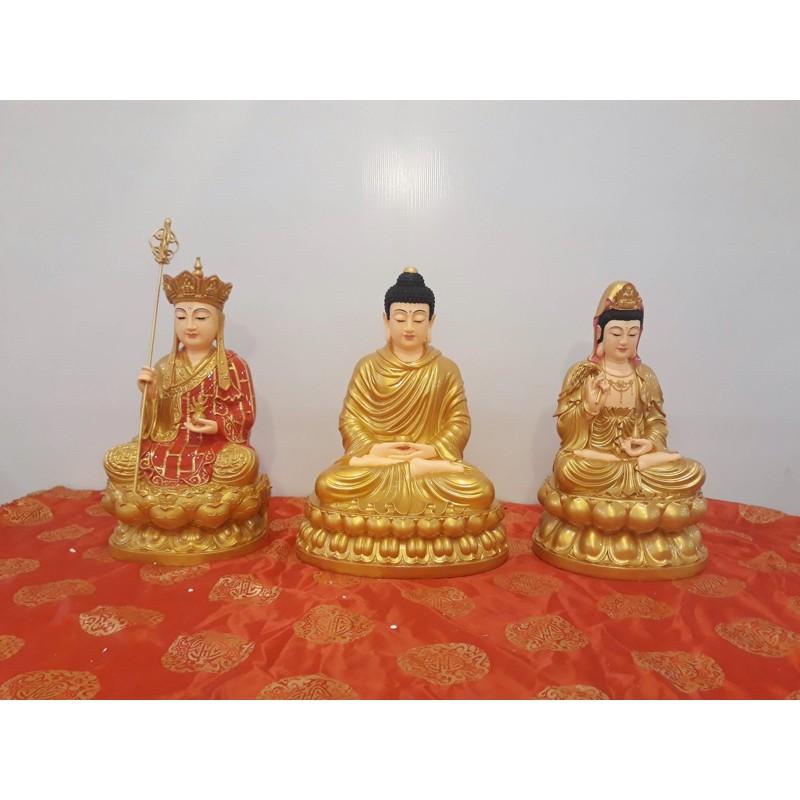 Bộ 3 Tượng Tam Thế Phật ngồi 40cm