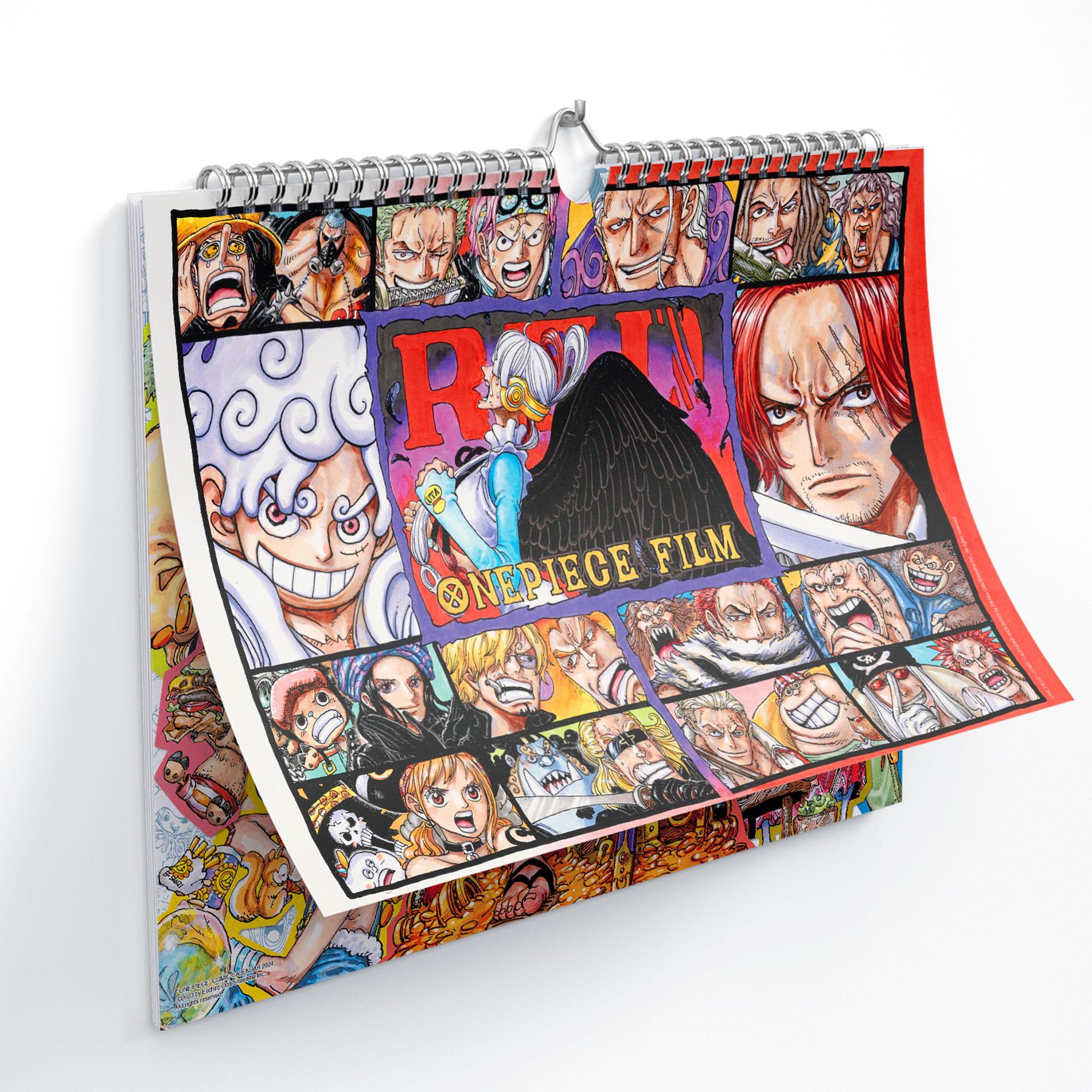 Lịch Treo Tường One Piece 2025 - Tặng Kèm Poster Gắn Bên Trong